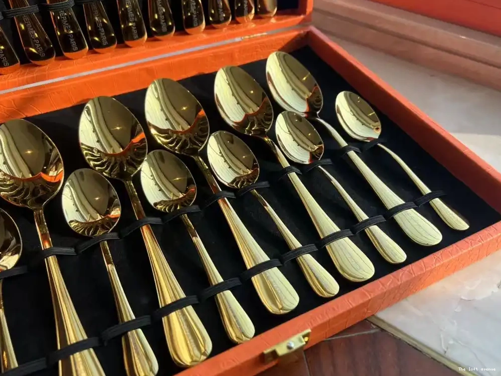 HERMES CUSTOM CUTLERY SET 0515